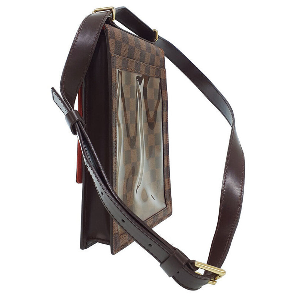 Louis Vuitton Ebene Shoulder Portobello Brown Damier Bag